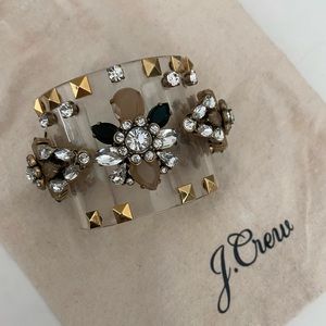 Acrylic and jeweled jcrew cuff